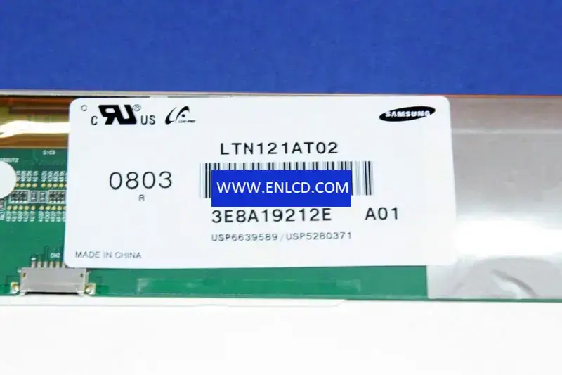 LTN121AT02-A01 Remplacement du panneau LCD Samsung pour écran tactile