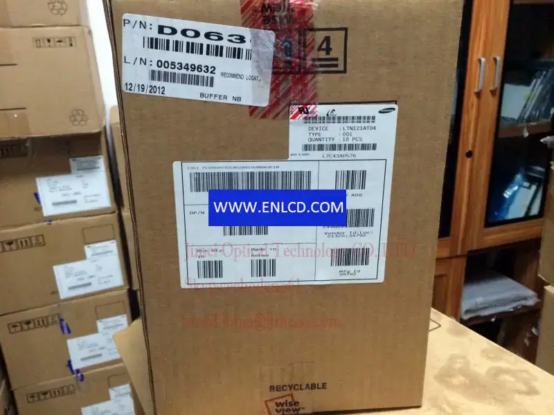 LTN121AT04-001 Samsung LCD panel replacement for Laptop