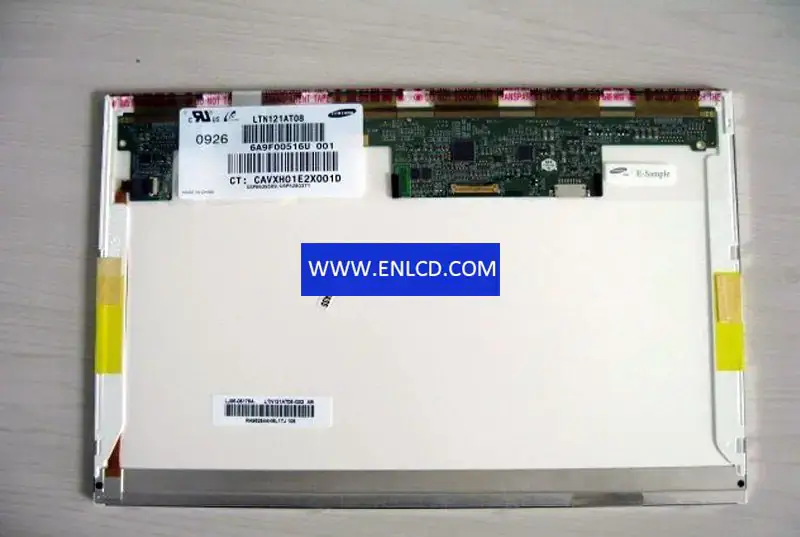 LTN121AT08 Dizüstü Bilgisayar için Samsung LCD panel değiştirme