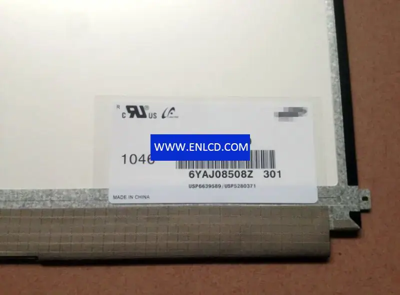 Dizüstü Bilgisayar için LTN121AT10-301 Samsung LCD panel değiştirme