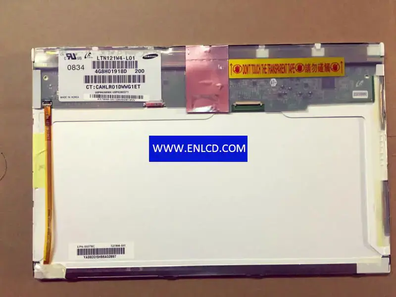 Remplacement du panneau LCD Samsung LTN121W4-L01 pour ordinateur portable