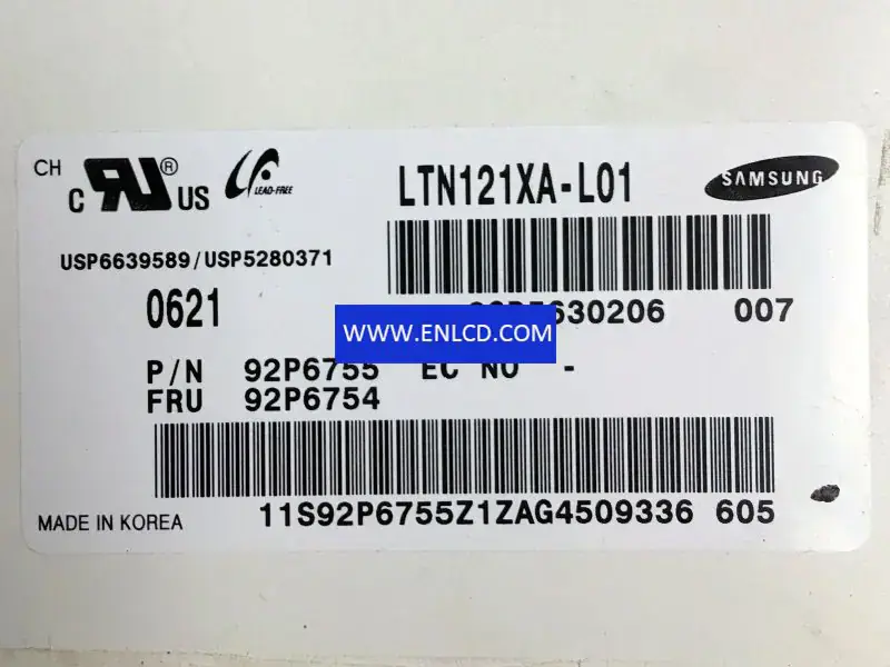 Samsung LTN121XA-L01 LCD-Panel