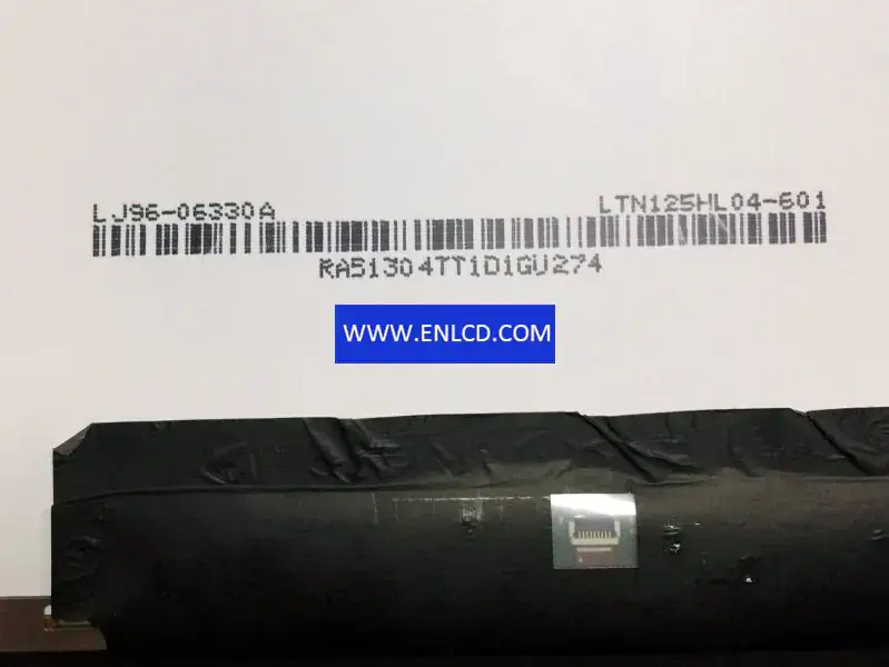 Remplacement du panneau LCD Samsung LTN125HL04-601 pour ordinateur portable