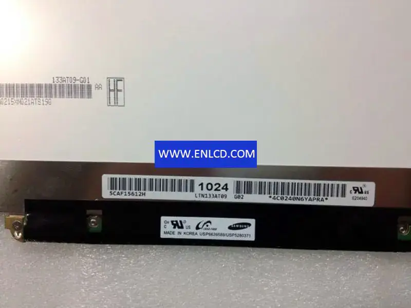 Remplacement du panneau LCD Samsung LTN133AT09-G02 pour ordinateur portable