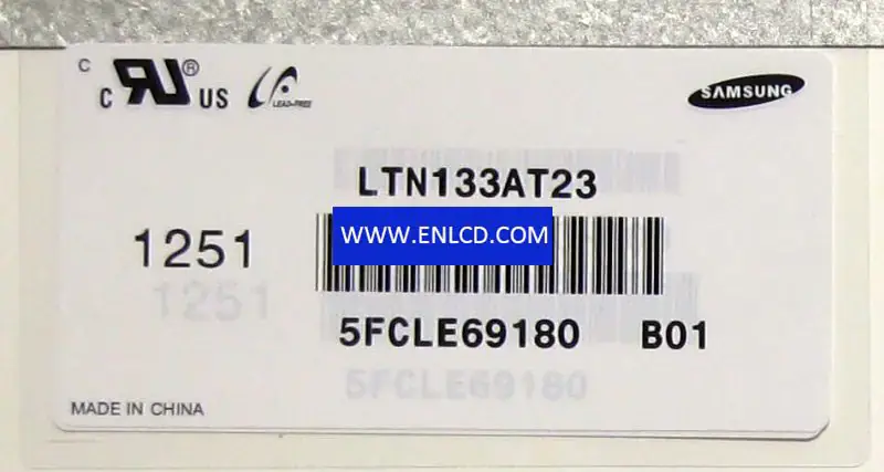 LTN133AT23-B01 Remplacement du panneau LCD Samsung pour ordinateur portable