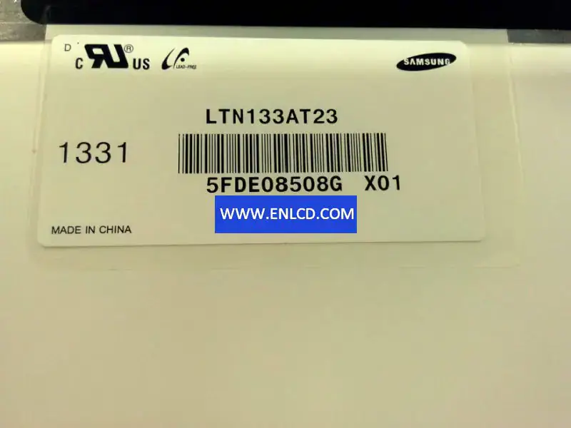 Remplacement du panneau LCD Samsung LTN133AT23-X01 pour ordinateur portable