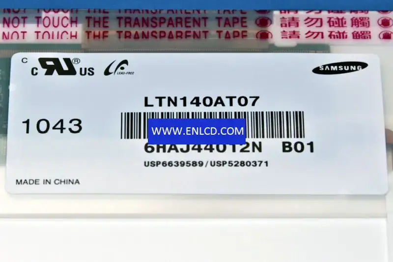 Samsung LTN140AT07-B01 LCD panel