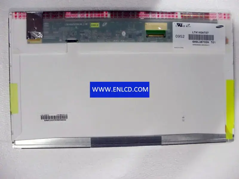 LTN140AT07-T01 Samsung LCD panel replacement for Laptop