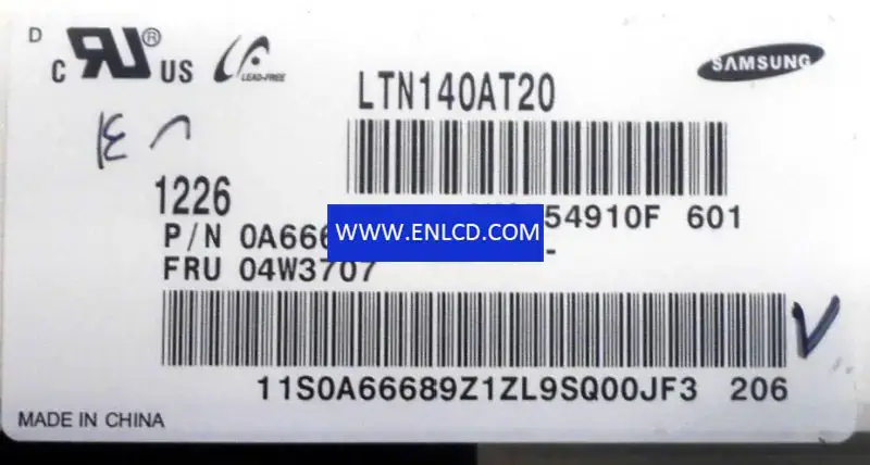Samsung LTN140AT20-601 LCD
