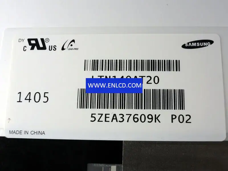 LTN140AT20-P02 Wymiana panelu LCD Samsung