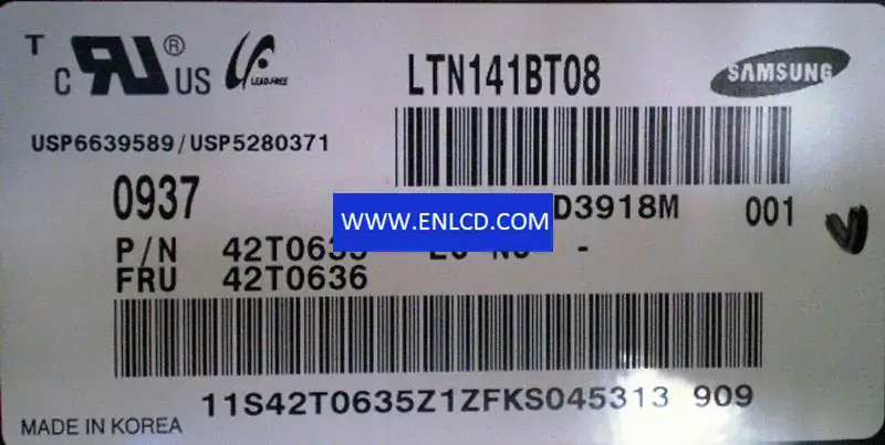 Samsung LTN141BT08-001 LCD