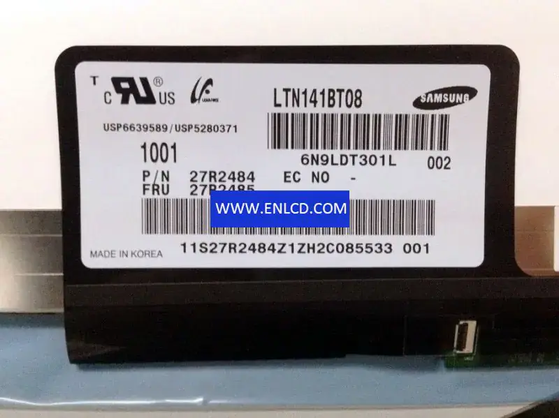 LTN141BT08-002 Samsung LCD panel replacement