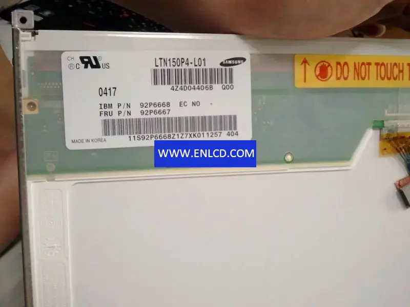 Sostituzione pannello LCD Samsung LTN150P4-L01