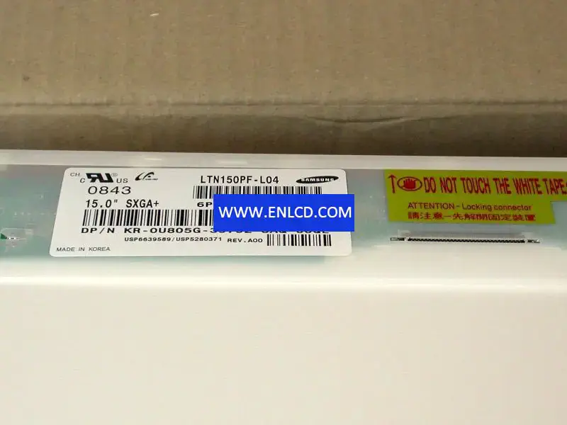 Remplacement du panneau LCD Samsung LTN150PF-L04 pour ordinateur portable