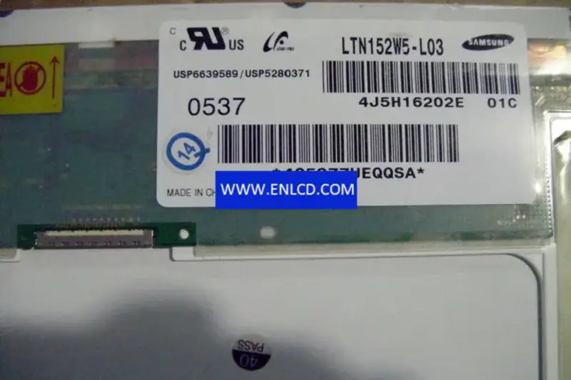 Sostituzione pannello LCD Samsung LTN152W5-L03-0