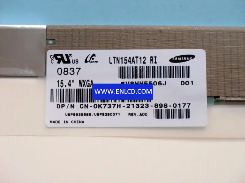 Remplacement du panneau LCD Samsung LTN154AT12-D01 pour ordinateur portable