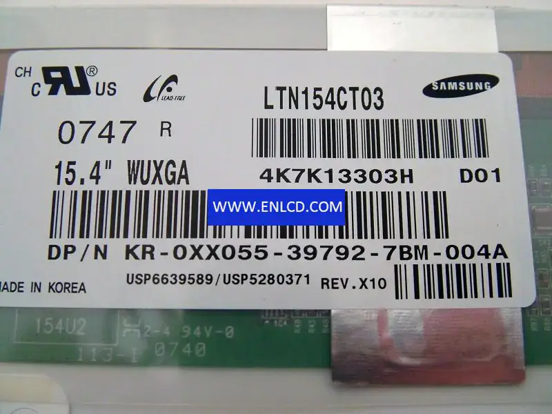 Samsung LTN154CT03-D01 LCD