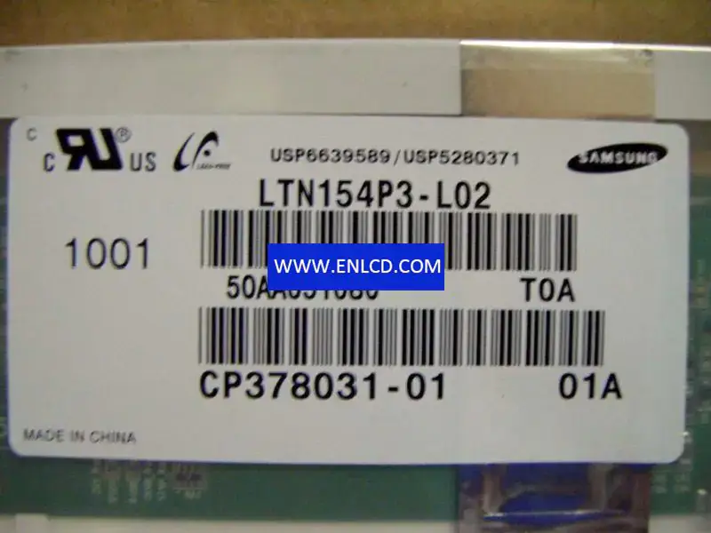 LTN154P3-L02 Замена ЖК-панели Samsung для ноутбука