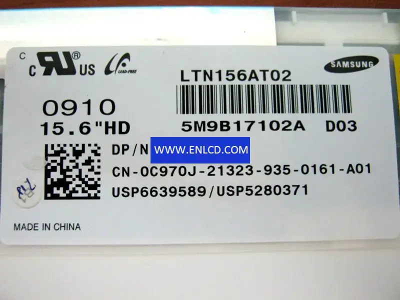 Samsung LTN156AT02-D03 LCD panel