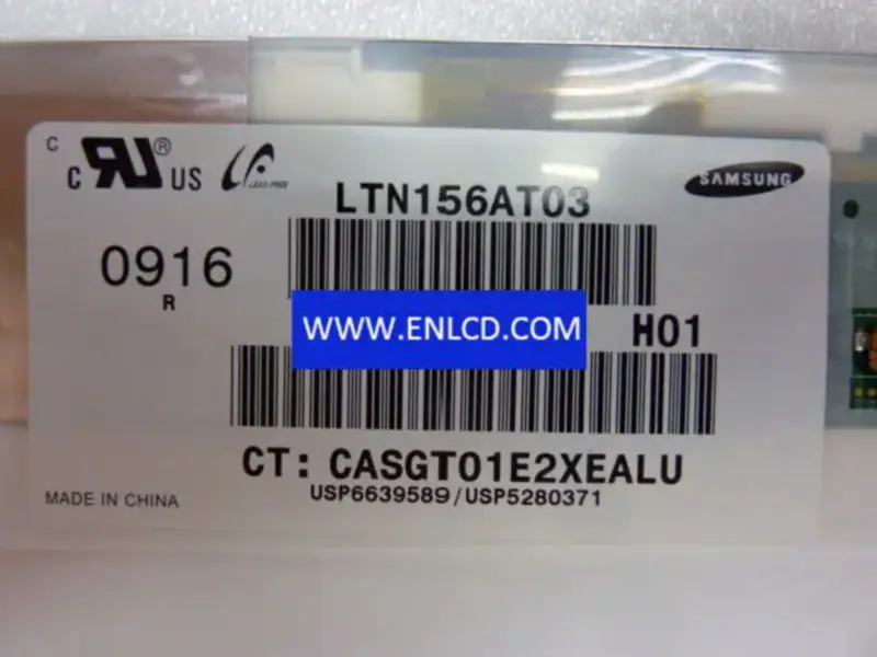 Remplacement du panneau LCD Samsung LTN156AT03-H01