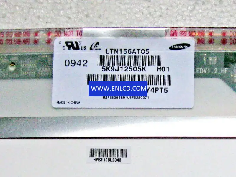 LTN156AT05-H01 Замена ЖК-панели Samsung для сенсорной панели