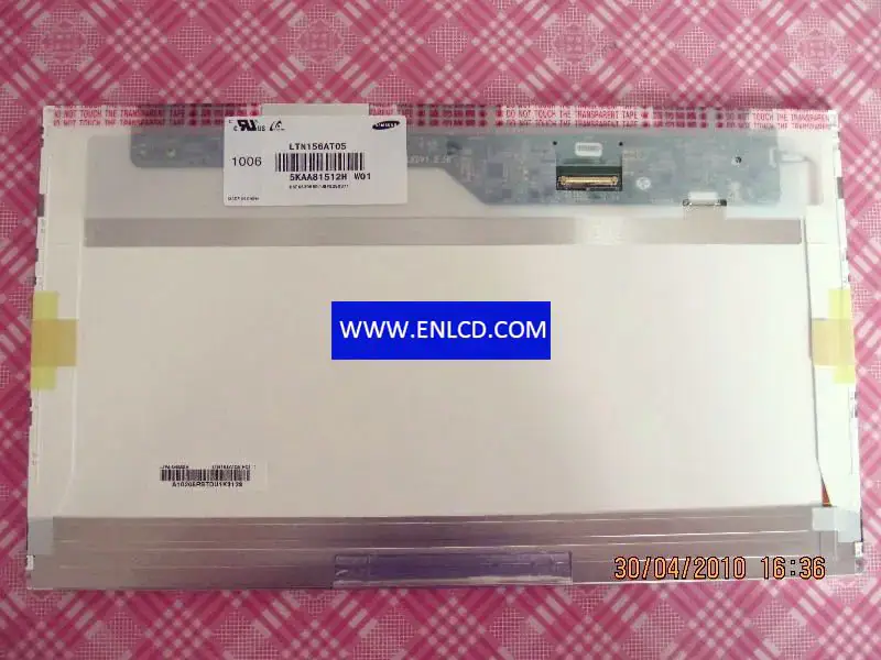 LTN156AT05-W01 Samsung LCD panel replacement for Laptop
