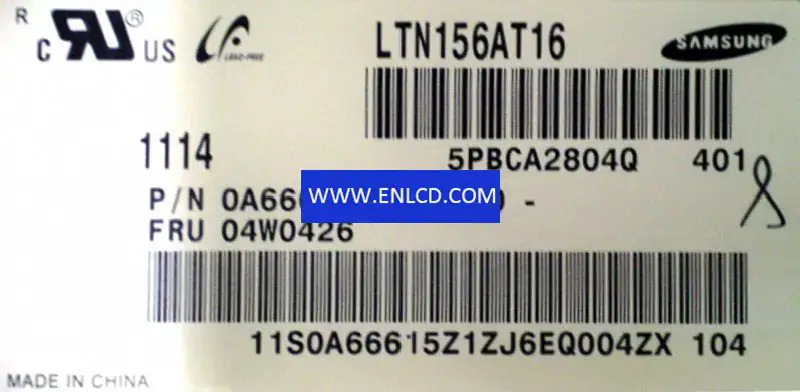 Samsung LTN156AT16-401 LCD