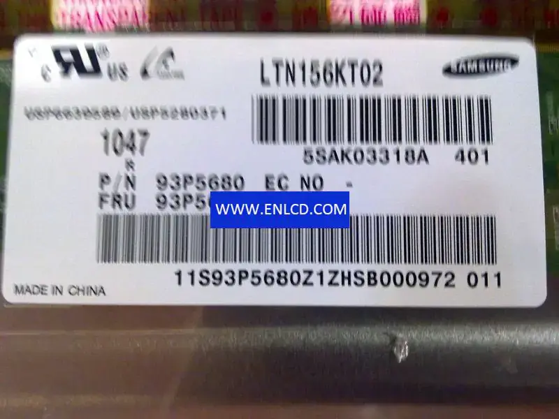 LTN156KT02-301 Замена ЖК-панели Samsung для ноутбука