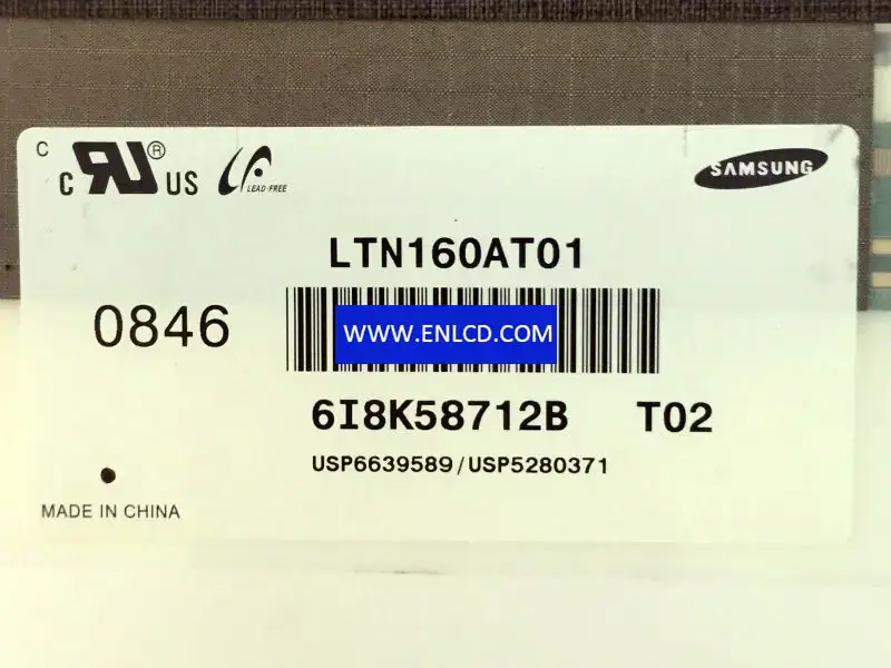 LTN160AT01-T02 Samsung LCD panel replacement