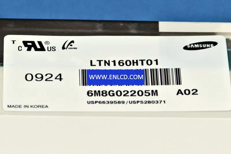 Remplacement du panneau LCD Samsung LTN160HT01-A02 pour ordinateur portable