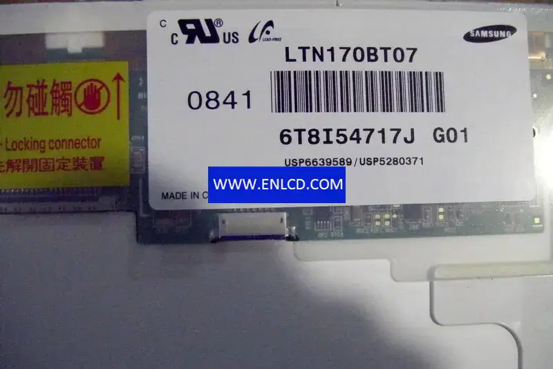Remplacement du panneau LCD Samsung LTN170BT07-G01