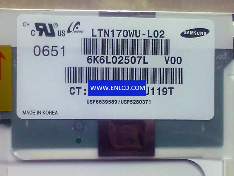LTN170WU-L02 Замена ЖК-панели Samsung