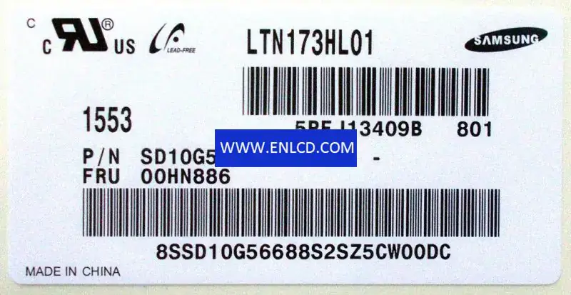 Samsung LTN173HL01-801 LCD