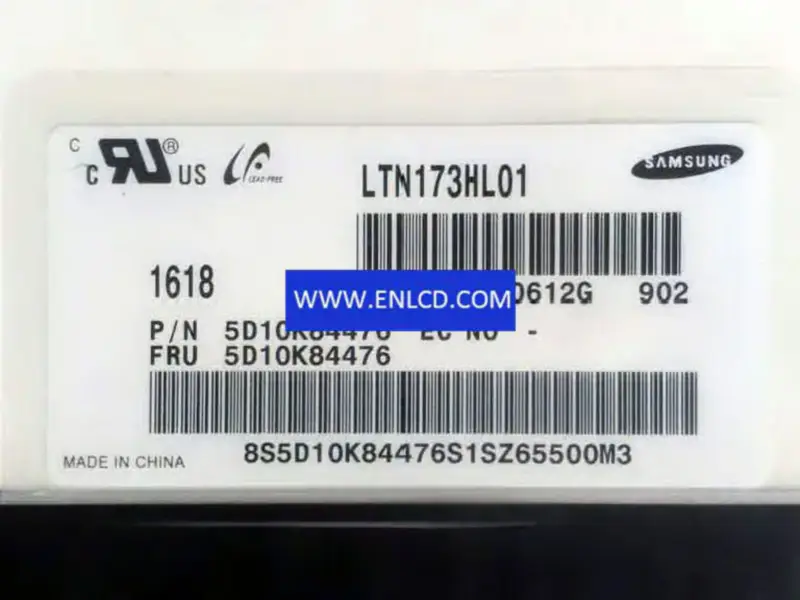 LTN173HL01-902 Замена ЖК-панели Samsung
