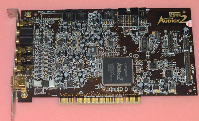 Creative Sound Blaster Audigy 2 SB0240 7.1 Channel PCI Sound Card