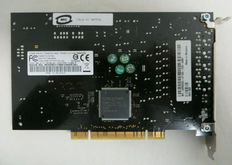 Creative SB0770 Sound Blaster X-Fi Xtreme Music PCI Sound Card 7.1 Channel