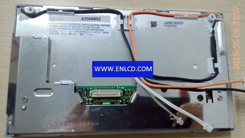 Remplacement du panneau LCD SHARP LQ065T9DZ03 pour affichage automobile