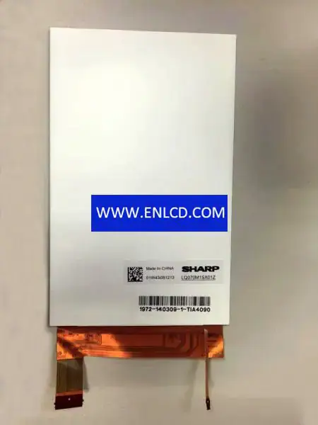 Substituição do painel LCD LQ070M1SX01 SHARP