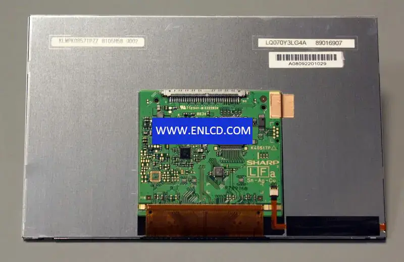 Remplacement du panneau LCD SHARP LQ070Y3LG4A pour applications industrielles