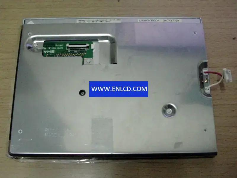 Substituição do painel LCD LQ080V3DG01 SHARP para aplicação industrial