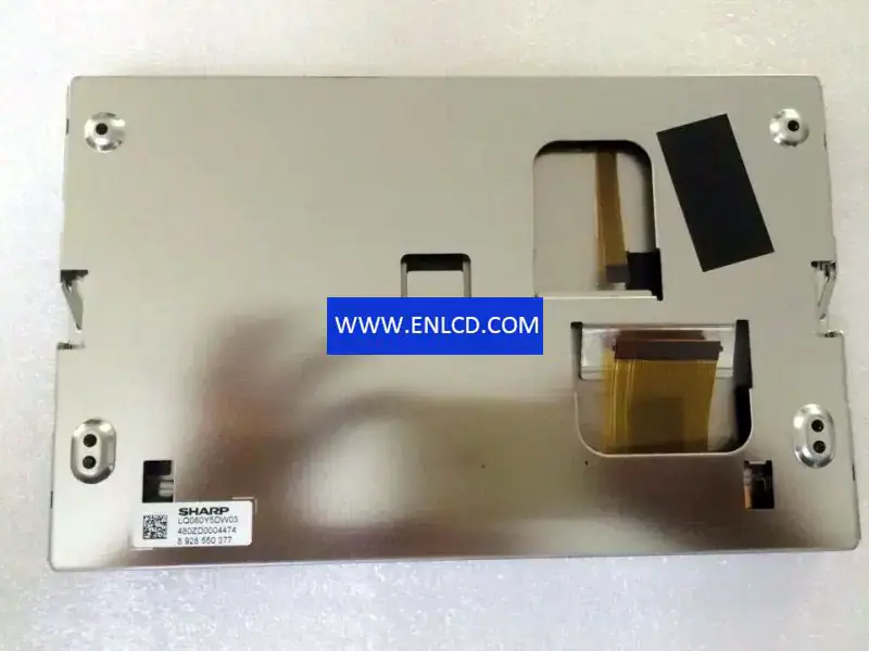 Substituição do painel LCD SHARP LQ080Y5DG03