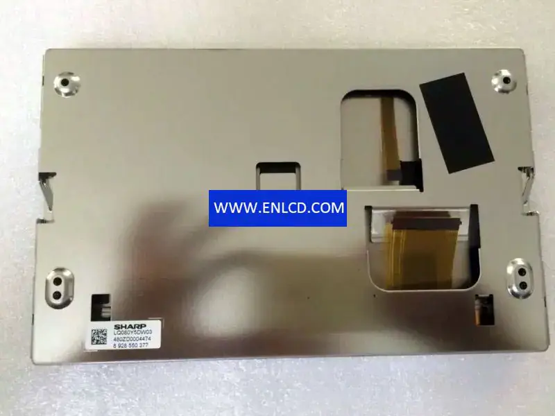 Substituição do painel LCD SHARP LQ080Y5DW03 para display automotivo