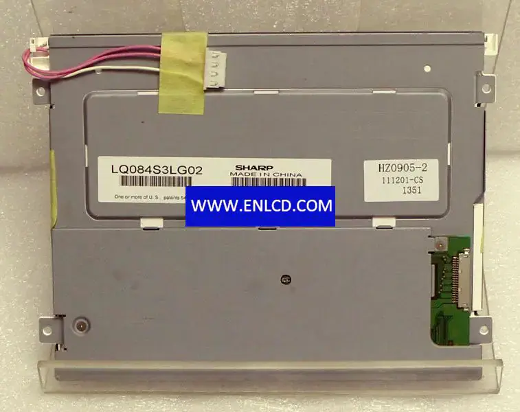Substituição do painel LCD LQ084S3LG02 SHARP para aplicação industrial