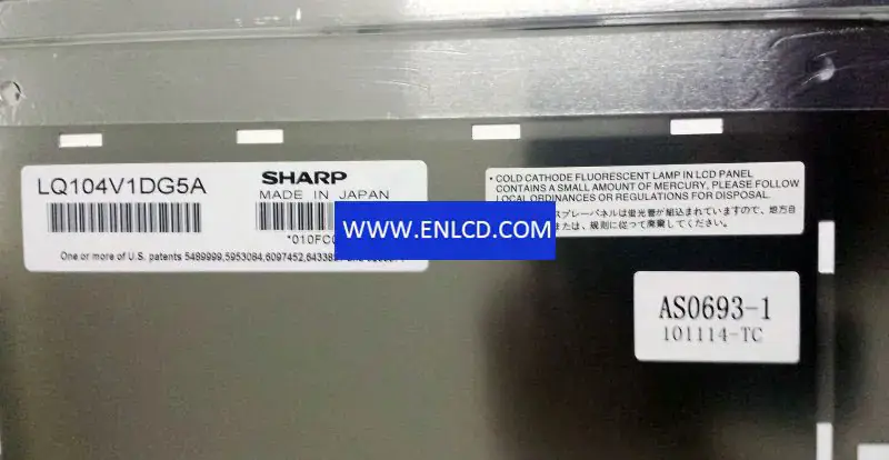 Remplacement du panneau LCD SHARP LQ104V1DG5A