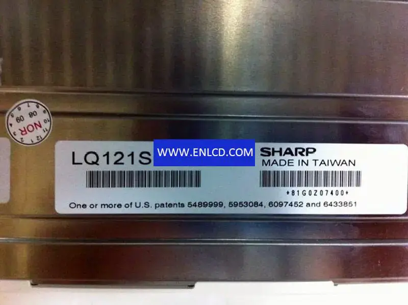 Endüstriyel Uygulama için LQ121S1LG61 SHARP LCD panel değişimi