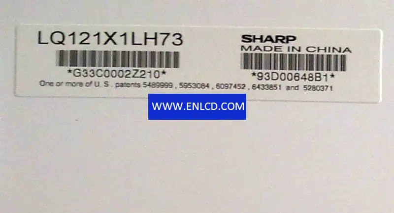 Sostituzione pannello LCD SHARP LQ121X1LH73