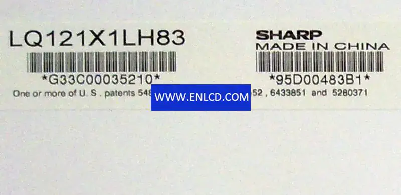 LQ121X1LH83 SHARP LCD-paneelvervanging voor laptop