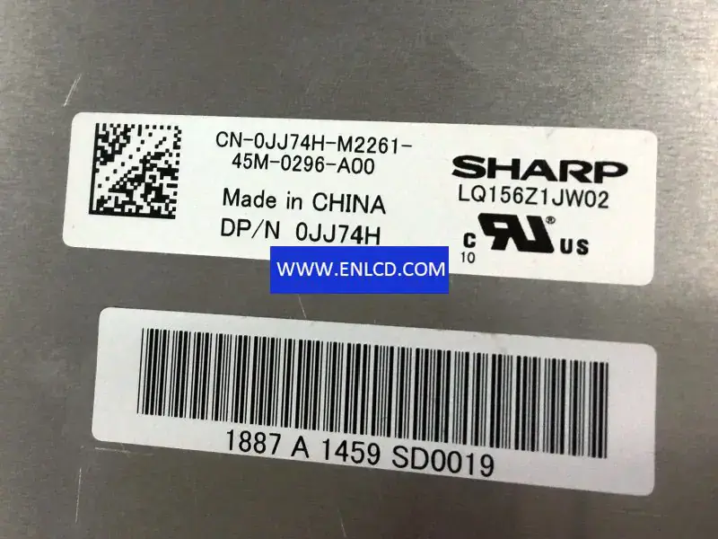 Remplacement du panneau LCD LQ156Z1JW02 SHARP