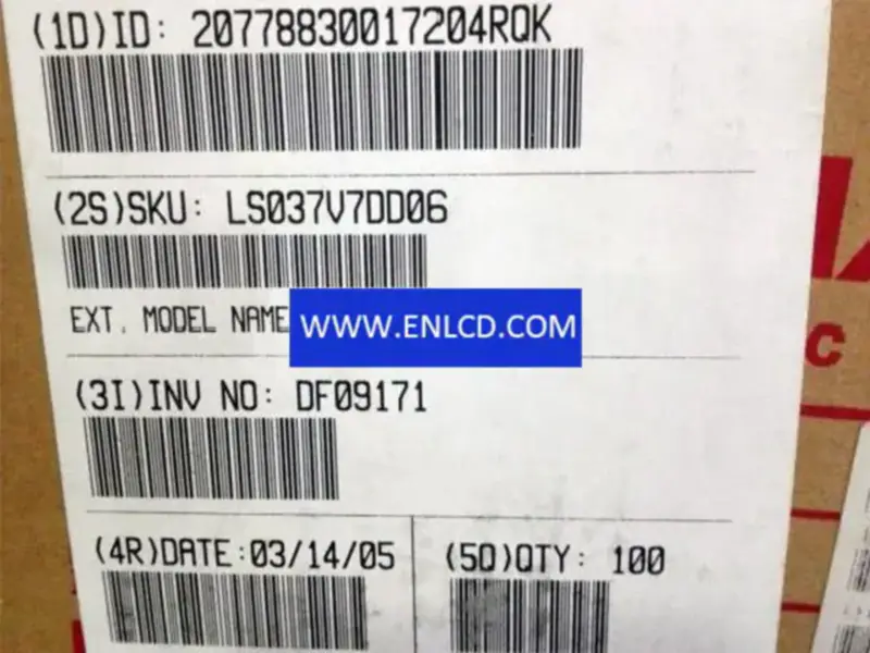 LS037V7DD06 Замена ЖК-панели SHARP для мобильного телефона