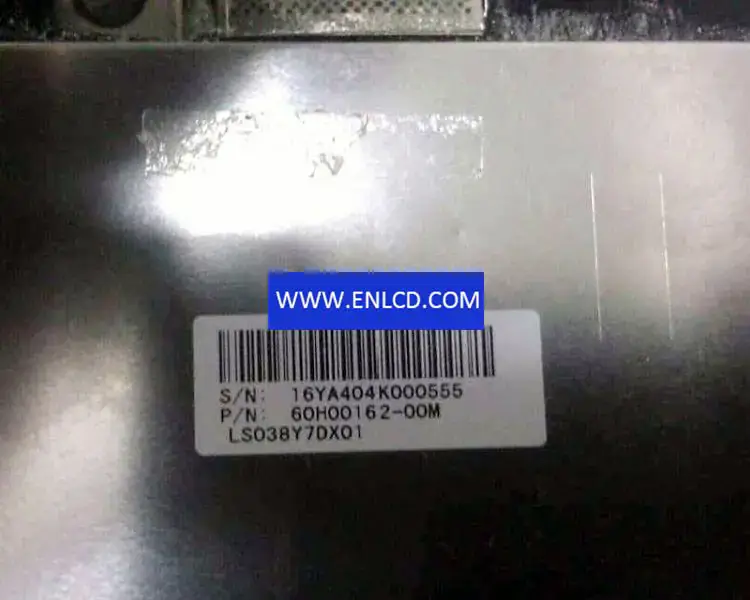 Remplacement du panneau LCD LS038Y7DX01 SHARP